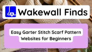 Easy Garter Stitch Scarf Pattern Websites for Beginners