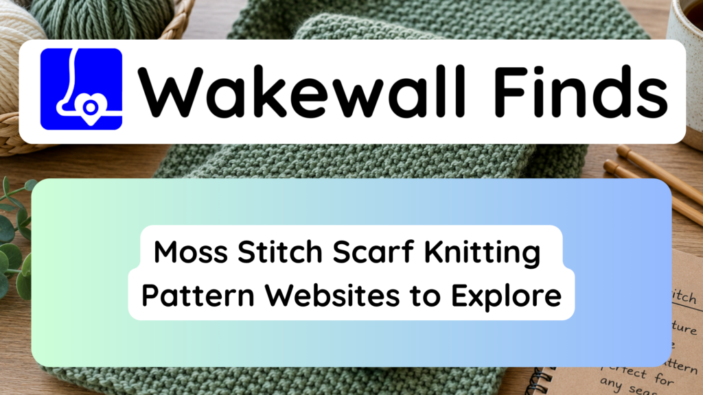 Moss Stitch Scarf Knitting Pattern Websites to Explore
