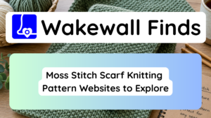 Moss Stitch Scarf Knitting Pattern Websites to Explore